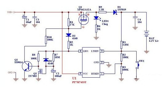 IC裝制的充電器電路圖