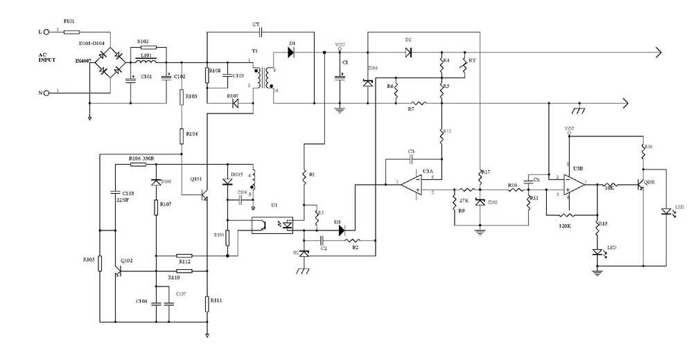 3.7V 2000mAH~4000mAh Li-ion/Polymer Battery Charger Circuit